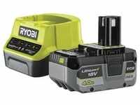 RYOBI 18 V ONE+ Akku-Starterset, RC18120-140X, inkl 4,0 Ah Akku und...