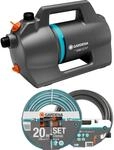 GARDENA Gartenpumpe 4100 Silent Set, 4100 l|h, 36 m F&ouml;rderh&ouml;he, 3,6 bar, 550 W,