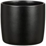 Scheurich Solido Blumentopf aus Keramik, rund, Ebano, 21,2 x 19,3 cm