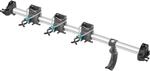 GARDENA Ger&auml;tehalter Plus, platzsparend, Aluminium, 3 Halter | 1 Haken, max Traglast