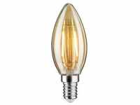 Paulmann LED Kerze, 2W, 24V DC, 1900K (Goldlicht), E14, Gold, nur für Plug & Shine