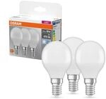 Osram 3er Pack LED BASE Classic P 4,9W = 40W E14 Lampe 470 lm 4000K Neutralwei&szlig;