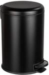 WENKO Treteimer Leman Easy Close 20 L, Kosmetikeimer, M&uuml;lleimer, Absenkautomatik,
