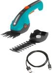 GARDENA Akku-Gras- und Strauchschere ClassicCut Li Set, 3,6V, 50min Laufzeit,