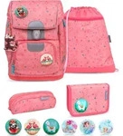 Belmil Motion Schulranzen Set 5-teilig mit 6 Patches - Blue Bird Koffer24