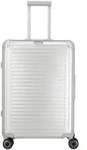 Travelite NEXT Trolley M mit 4 Rollen (67cm) - Silber Koffer24