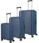 Travelite MOOBY Kofferset mit 4 Rollen Gr. L/M/S - Marine Koffer24