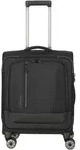 Travelite CROSSLITE Bordtrolley S mit 4 Rollen (55 cm) - Schwarz Koffer24