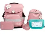 School-Mood Timeless Pro 6-teiliges Schulranzen-Set - Axolotl Koffer24