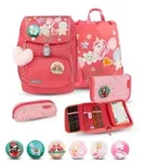 Belmil Premium Comfy Plus Schulra﻿nzen-Set 5-tlg - Rose Quartz Koffer24