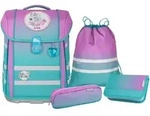 McNeill McNeill Schulranzen-Set PERFECTO 5tlg. - Gradient Blueberry Koffer24