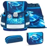 Belmil Belmil Classy ergonomisches Schulranzen-Set 4-teilig "Racing Blue Neon"