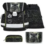 Belmil Belmil Classy ergonomisches Schulranzen-Set 4-teilig "Black Panther" Koffer24