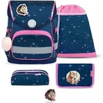 Belmil Belmil Compact ergonomisches Schulranzen-Set 5-teilig "Meet your Horses"