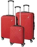 Paradise by CHECK.IN KINGSTON 3-tlg. Kofferset - rot Koffer24