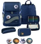 Belmil Premium Smarty Plus Schulranzenset 5-teilig - "Topographic" Koffer24