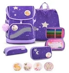 Belmil Premium Smarty Plus Schulranzenset 5-teilig - Dahlia Koffer24