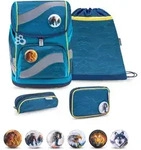 Belmil Smarty ergonomisches Schulranzenset 5tlg. - Waves Orange Koffer24