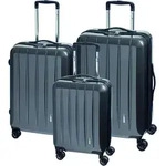Check.IN 3-tlg. Kofferset LONDON 2.0 mit 4 Rollen - carbon schwarz Koffer24