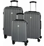 Paradise by CHECK.IN AURORA 3-tlg. Kofferset - anthrazit Koffer24