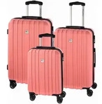 Paradise by CHECK.IN AURORA 3-tlg. Kofferset - koralle Koffer24