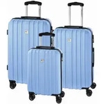 Paradise by CHECK.IN AURORA 3-tlg. Kofferset - himmelblau Koffer24