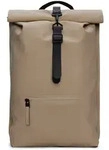 Rains Rolltop Rucksack W3 - Beige Koffer24