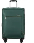 Samsonite BASE BREEZE Trolley M (67 cm) erweiterbar - DARK GREEN Koffer24