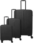Travelite AIR STRIPE Kofferset L/M (erweiterbar)/S - Black Koffer24