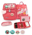 Belmil Premium Comfy Plus Schulranzenset 5-teilig - Rose Quartz Koffer24