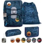 Belmil Motion ergonomisches Schulranzenset 5tlg. - Blue Splash Koffer24