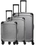 Travelite MILLENNIUM 3-tlg. Trolleyset L/M/S - Silver Koffer24