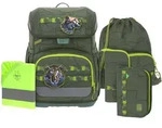 L&auml;ssig School Set Light Unique Schulranzenset 5tlg. - Jungle green Koffer24