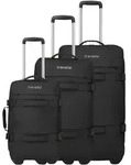 Travelite BOLONIA Wheeled Duffle Set L/M/S - Black Koffer24