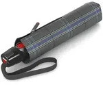 Knirps T.200 Medium Duomatic - Check Grey Koffer24