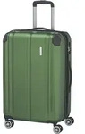 Travelite City Trolley mit 4 Rollen M 68cm EXP 78 Liter - Gr&uuml;n Koffer24