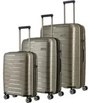 Travelite AIR BASE 3tlg. Set L/M/S (4 R&auml;der) - Champagner Koffer24