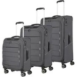 Travelite SKAII Kofferset 4 Rollen Gr&ouml;&szlig;e L/M/S - Gipfelgrau Koffer24
