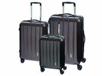Check.IN 3-tlg. Kofferset LONDON 2.0 mit 4 Rollen - carbon champagner Koffer24
