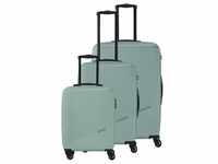 Travelite BALI Kofferset mit 4 Rollen Größe L/M/S - Mint Koffer24