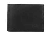 Buckle & Seam Leder Portemonnaie Bill - Schwarz Koffer24