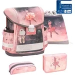 Belmil Belmil Classy ergonomisches Schulranzen-Set 4-teilig "Ballerina Black Pink"