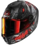 Shark Spartan RS Shaytan schwarz rot silber grau Gr. L 59/60