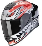 Scorpion Exo-R1 Evo Air REPLICA Zaccone silber-schwarz-rot Gr. XL 61/62