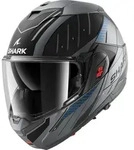 Shark OXO Rydger Matt Anthrazit Blau Schwarz Grazit L 59/60