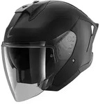 Shark Skwal Jet Cup Helm Blank Mat schwarz Gr. L
