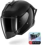 Shark Skwal Jet Cup Helm + extra Visier Dark Shadow Dual schwarz Gr. L