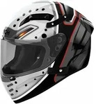 Airoh Connor Masker schwarz grau rot Gr. L 59/60