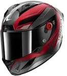 Shark Aeron Carbon Mekarium schwarz rot silber grau Gr. L 59/60