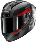 Shark Aeron Carbon Helm + extra Visor MotoGP DAR Gr. M 57/58